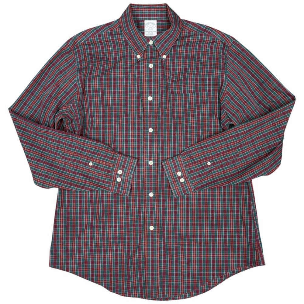 EUC Men's BROOKS BROTHERS Regent "Original‎ Polo" Non-Iron Dress Shirt | Size L - Picture 2 of 9